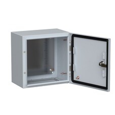 Щит распределительный навесной IEK Titan 5 ЩМП-30.30.20 металлический IP66 300х300х200 мм с монтажной панелью (TI5-10-N-030-030-020-66)