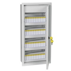 Щит распределительный встраиваемый IEK Titan 3 ЩРВ-48 металлический IP31 620х310х120 мм 48 модулей