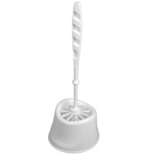 Ершик для унитаза Martika Капри напольный пластик белый (С336БЕЛ)