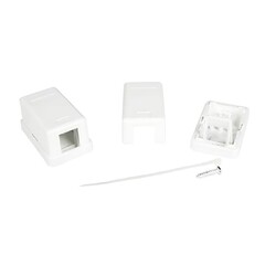 Коробка розеточная для модулей Keystone DKC RJ45 1 гнездо (RNW1WH)