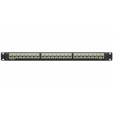 Патч-панель неэкранированная DKC 1U 19 дюйм RJ45 CAT6 24 модуля (RN6PPU24)