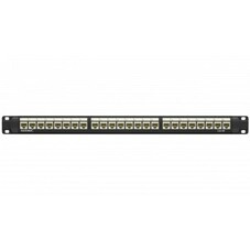 Патч-панель неэкранированная DKC 1U 19 дюйм RJ45 CAT5е 24 модуля (RN5PPU24)