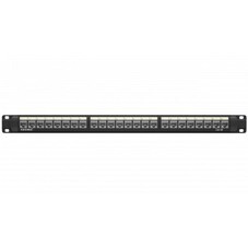 Патч-панель экранированная DKC 1U 19 дюйм RJ45 CAT5е 24 модуля (RN5PPF24)
