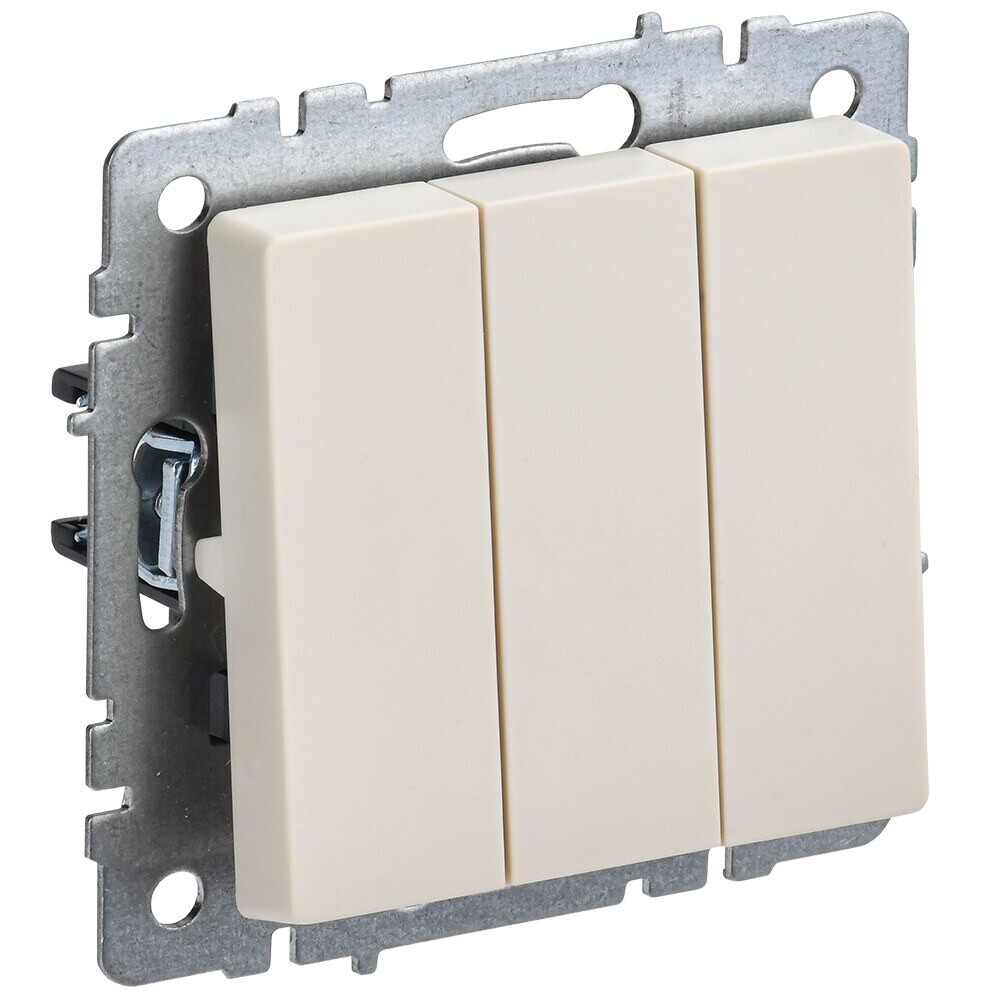 Выключатель IEK Brite ВС10-3-0-БрКр трехклавишный встраиваемый бежевый (BR-V30-0-10-K10)
Выключатель IEK Brite ВС10-3-0-БрКр трехклавишный встраиваемый бежевый (BR-V30-0-10-K10)