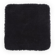Коврик для ванной черный 57х55 см WasserKraft Kammel (BM-8346)