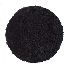 Коврик для ванной черный 60х60 см WasserKraft Dill (BM-3911)