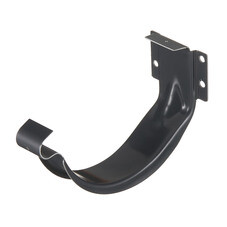 Кронштейн желоба Grand Line металлический d125 мм 70 мм графитовый серый RAL 7024