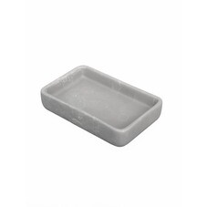 Мыльница для ванной Zenfort Smoky настольная керамика серая (106681)