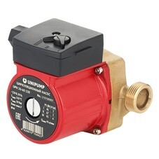 Циркуляционный насос для систем ГВС UNIPUMP UPН 20-60 DN20 подъем 6 м 130 мм с гайками (21725)