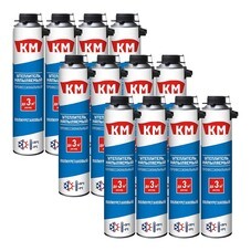 Утеплитель напыляемый полиуретановый КМ профессиональный 750 мл комплект (12 шт.)