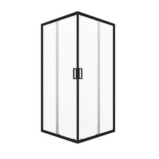 Душевой уголок Domani-Spa Cube V88 черный 80х80х190 см квадрат стекло прозрачное 5 мм (DS04CbV88L0Cl00.Gt-Black)