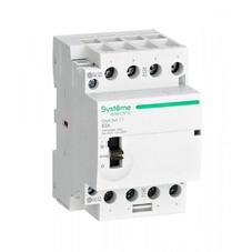 Контактор модульный Systeme Electric City9 Set 230 В 63 А тип AC 4НО с ручным управлением (SE C9C32463)