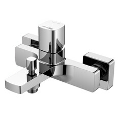 Смеситель для ванны WasserKraft Naab хром однорычажный с коротким изливом без лейки (8601)