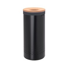 Корзина для белья Brabantia 300х300х635 мм 35 л черная матовая (120008)