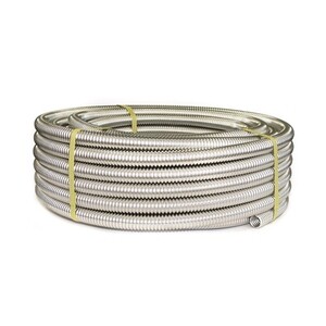 Труба гофрированная Stahlmann 25 мм нержавеющая сталь отожженная (5 м)