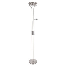 Торшер Arte Lamp E27 18,5 Вт серебро IP20 (A4329PN-2SS)