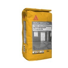 Ровнитель (стяжка пола) первичный Sikafloor-258 Screed Fiber быстротвердеющий армированный 25 кг