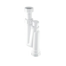 Сифон для раковины McAlpine 1 1/4х32 мм без выпуска с соединением 32 мм белый (MRW3V)