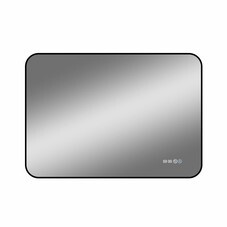 Зеркало с подсветкой прямоугольное 100х70 см с часами Continent Caseiro Led (ЗЛП5054)