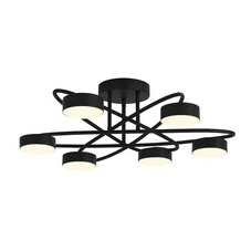 Люстра светодиодная потолочная Freya Vortex 36 Вт 3000К 20 кв.м (FR6155CL-L36B)