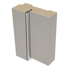 Коробка дверная Милан (Вертикаль) 70х26х2070 мм финишпленка кашемир с петлями (2,5 шт.)