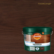 Антисептик Pinotex Universal 2 в 1 декоративный для дерева палисандр 9 л