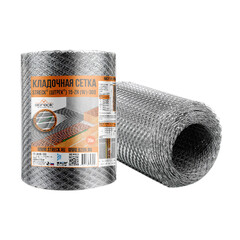 Сетка кладочная оцинкованная Streck 15х15 мм d1,25 мм 0,3х20 м