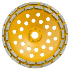 Чашка алмазная по бетону Diamond Industrial 230х22,23 мм двухрядная