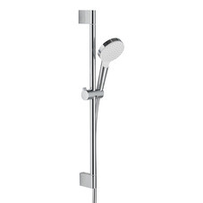 Душевой комплект Hansgrohe Crometta с лейкой со стойкой хром/белый (26533400)