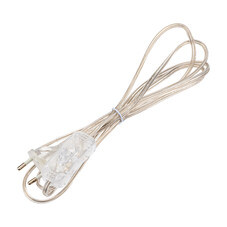 Кабель для светильника Duwi IP20 250 В 2 м с выключателем прозрачный (28571 7)