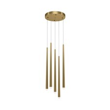 Светильник светодиодный подвесной Maytoni Cascade 2600-3500К 31 Вт 15,5 кв.м латунь IP20 (MOD132PL-L30BSK)