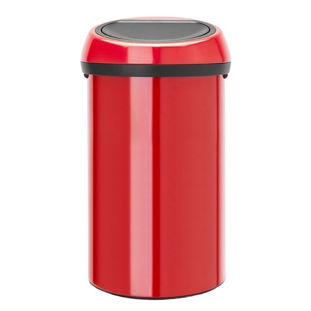 Ведро для мусора Brabantia Touch Bin с крышкой 60 л металл пламенно-красное, Красный 
Ведро для мусора Brabantia Touch Bin с крышкой 60 л металл пламенно-красное, Красный