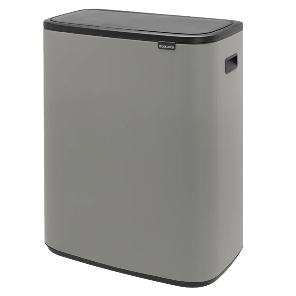 Ведро для мусора Brabantia Bo Touch Bin с крышкой 60 л металл минерально-серое, Серый
Ведро для мусора Brabantia Bo Touch Bin с крышкой 60 л металл минерально-серое, Серый