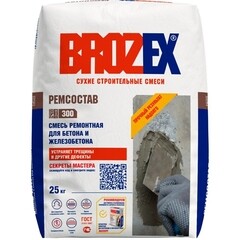 Ремсостав Brozex 300 быстротвердеющий 25 кг