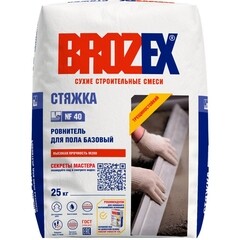 Ровнитель (стяжка пола) первичный Brozex NF 40 25 кг