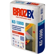 Штукатурно-клеевая смесь для теплоизоляции Brozex FS КС-1000 25 кг