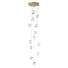 Люстра светодиодная подвесная Arte Lamp Faberge 65 Вт 4000К 10 кв.м (A2451SP-75PB)