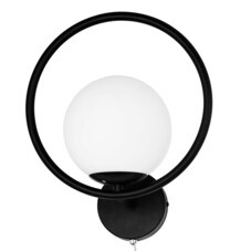 Бра Arte Lamp Matisse E14 40 Вт 220 В черное IP20 (A7741AP-1BK)