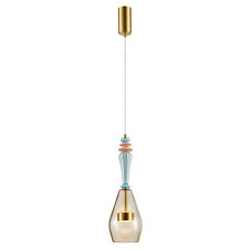 Светильник светодиодный подвесной Arte Lamp Coral 3000К 8 Вт 3 кв.м латунь IP20 (A2405SP-9BR)