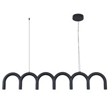 Светильник светодиодный подвесной Arte Lamp Warhol 3000К 45 Вт 7 кв.м черный IP20 (A3258SP-45BK)