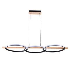 Люстра светодиодная подвесная Arte Lamp Fluido 44 Вт 4000К 12 кв.м (A3913SP-24BK)