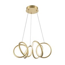 Люстра светодиодная подвесная Maytoni Curve 52 Вт 2600-3500К 26 кв.м (MOD241PL-L60BSK)