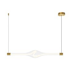 Светильник светодиодный подвесной Maytoni Loop 3000К 23 Вт 11,5 кв.м латунь IP20 (MOD290PL-L23BS3K)