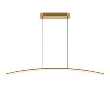 Светильник светодиодный подвесной Maytoni Curve 2600-3500К 15 Вт 7,5 кв.м латунь IP20 (MOD243PL-L18BSK)