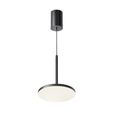 Светильник светодиодный подвесной Maytoni Plato 4000К 12 Вт 4 кв.м черный IP20 (P076PL-L12W4K-B)