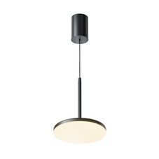 Светильник светодиодный подвесной Maytoni Plato 3000К 12 Вт 4 кв.м черный IP20 (P076PL-L12W3K-B)