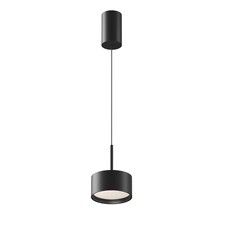 Светильник светодиодный подвесной Maytoni Glare 4000К 12 Вт 4 кв.м черный IP20 (P102PL-12W4K-B)
