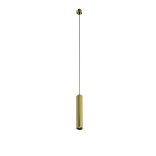 Светильник светодиодный подвесной Maytoni Focus Led 4000К 12 Вт 4 кв.м латунь IP20 (P072PL-L12W4K-BS)