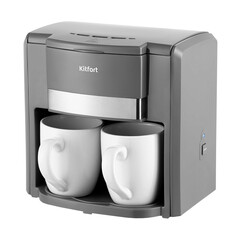 Кофеварка капельная Kitfort КТ-7302 серая