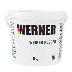 Клей для плитки/ керамогранита/ мозаики/ камня Werner Weiber Kleber эластичный белый класс C2 TE S2 5 кг